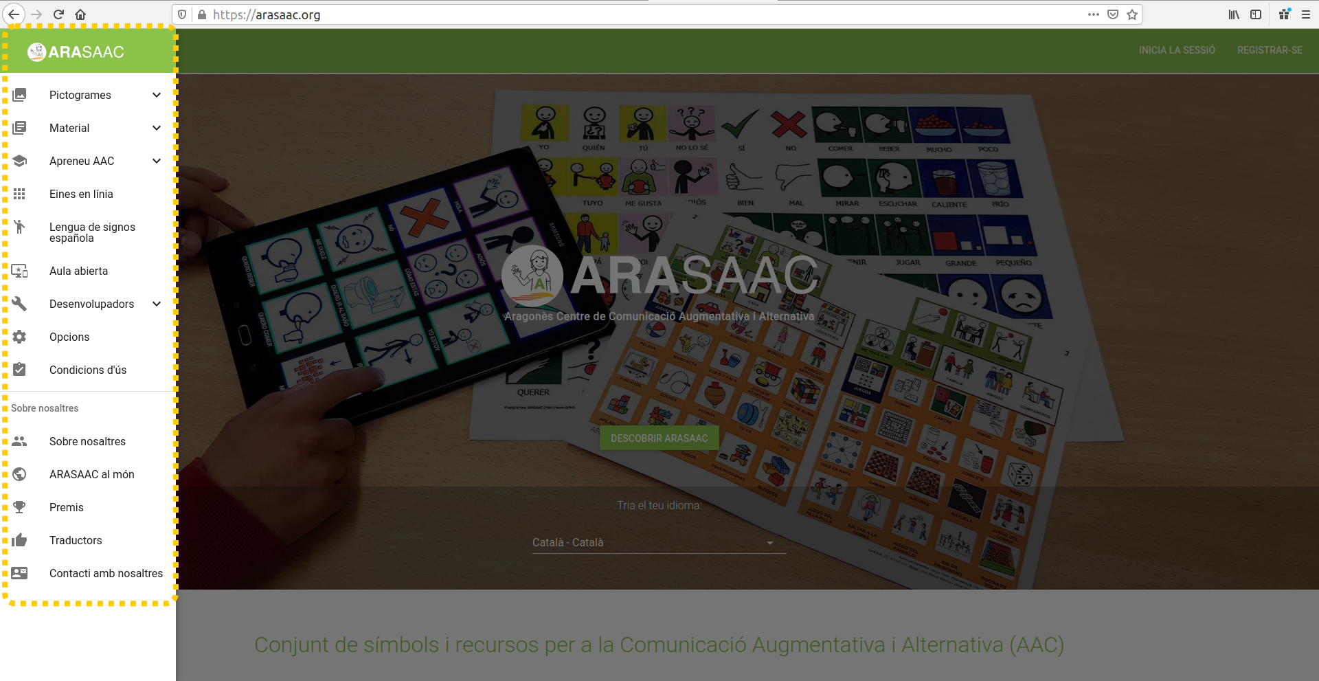 Pestanyes d’ARASAAC