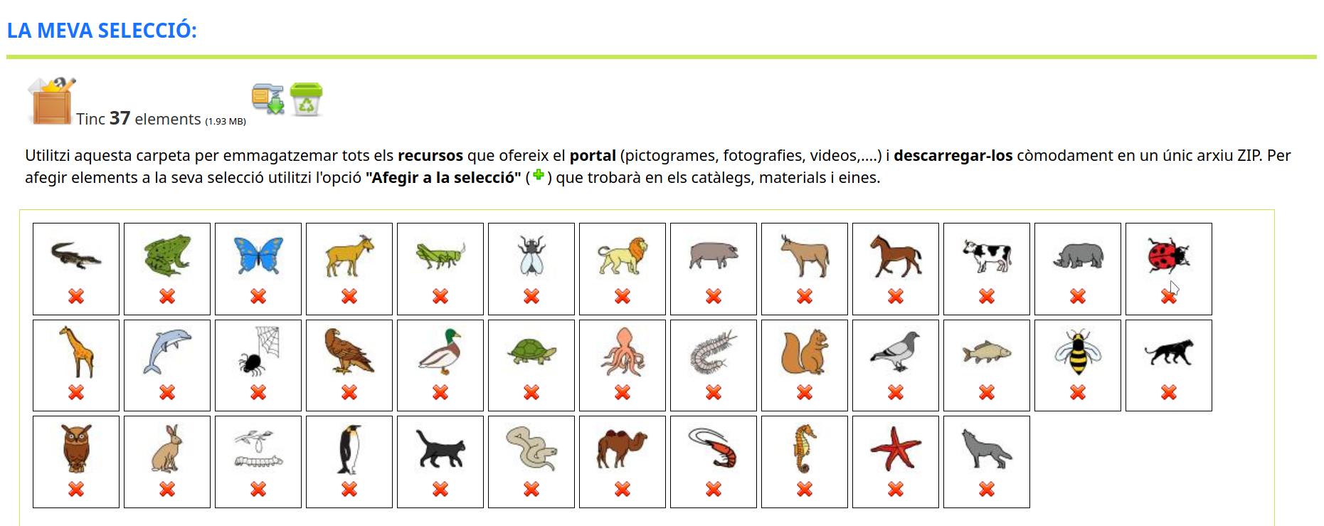La meua selecció